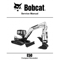 Bobcat - instrukcje napraw - schematy - DTR - service manuals - Bobcat E50